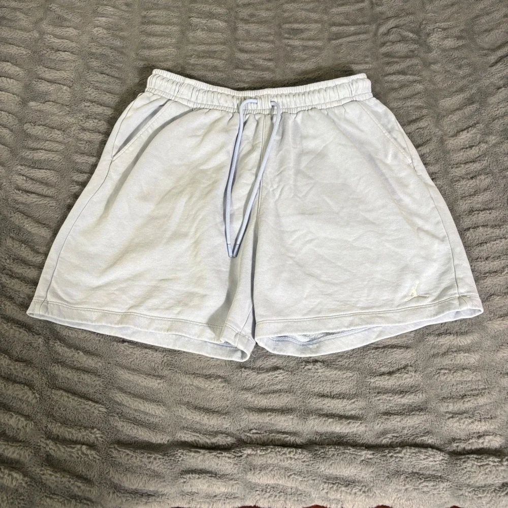 Jordan Brooklyn Fleece Shorts Light Blue FJ7782-425 Mens Large Jumpman